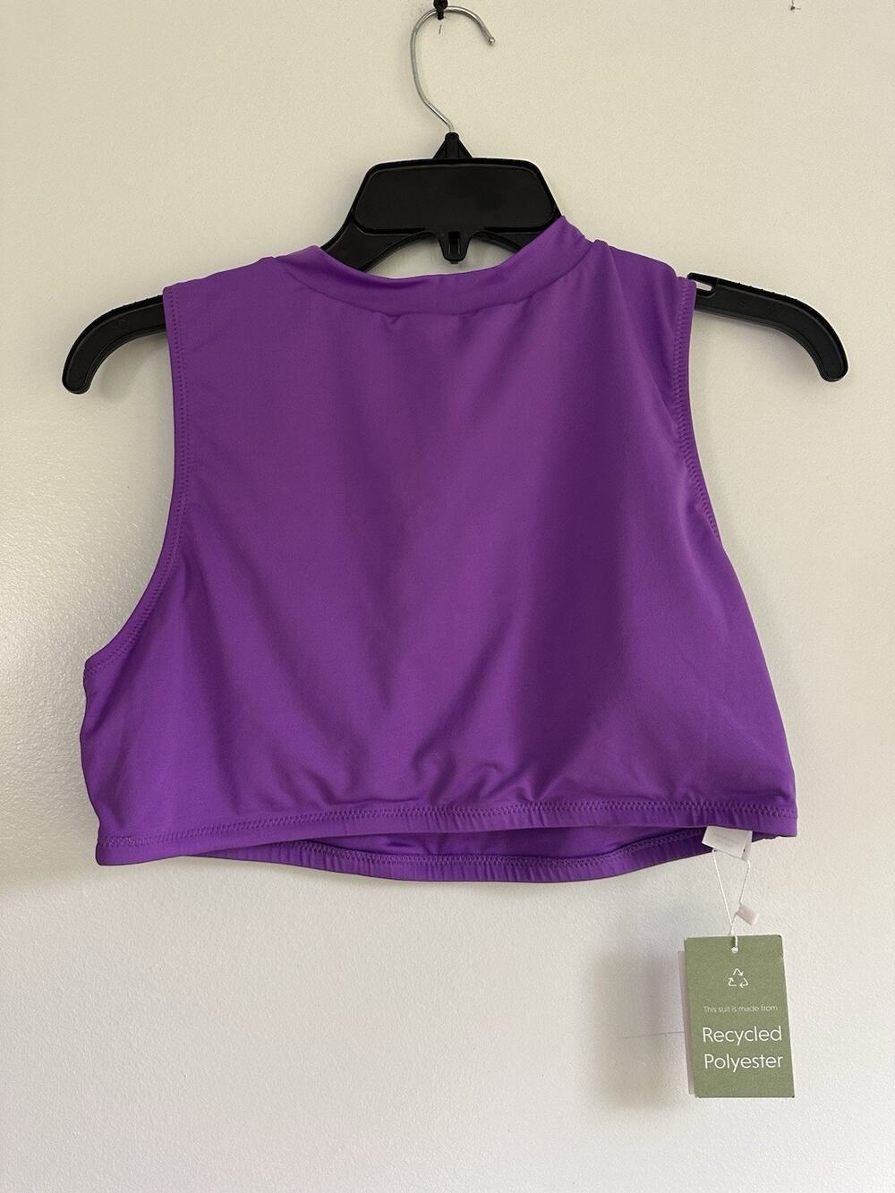 Andie Swim The Venice High Neck Top Swim Top Violet Purple Size Large L NEW